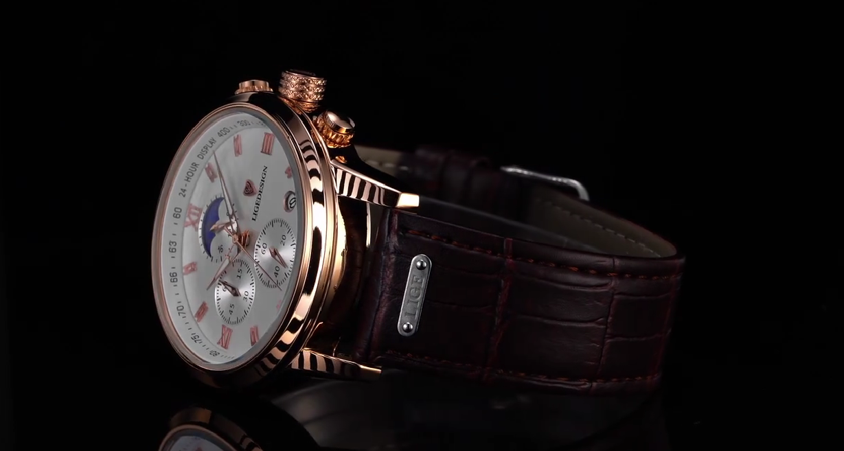 Premium Business Chronograph Watch with Gift Box | Luxury Edition
